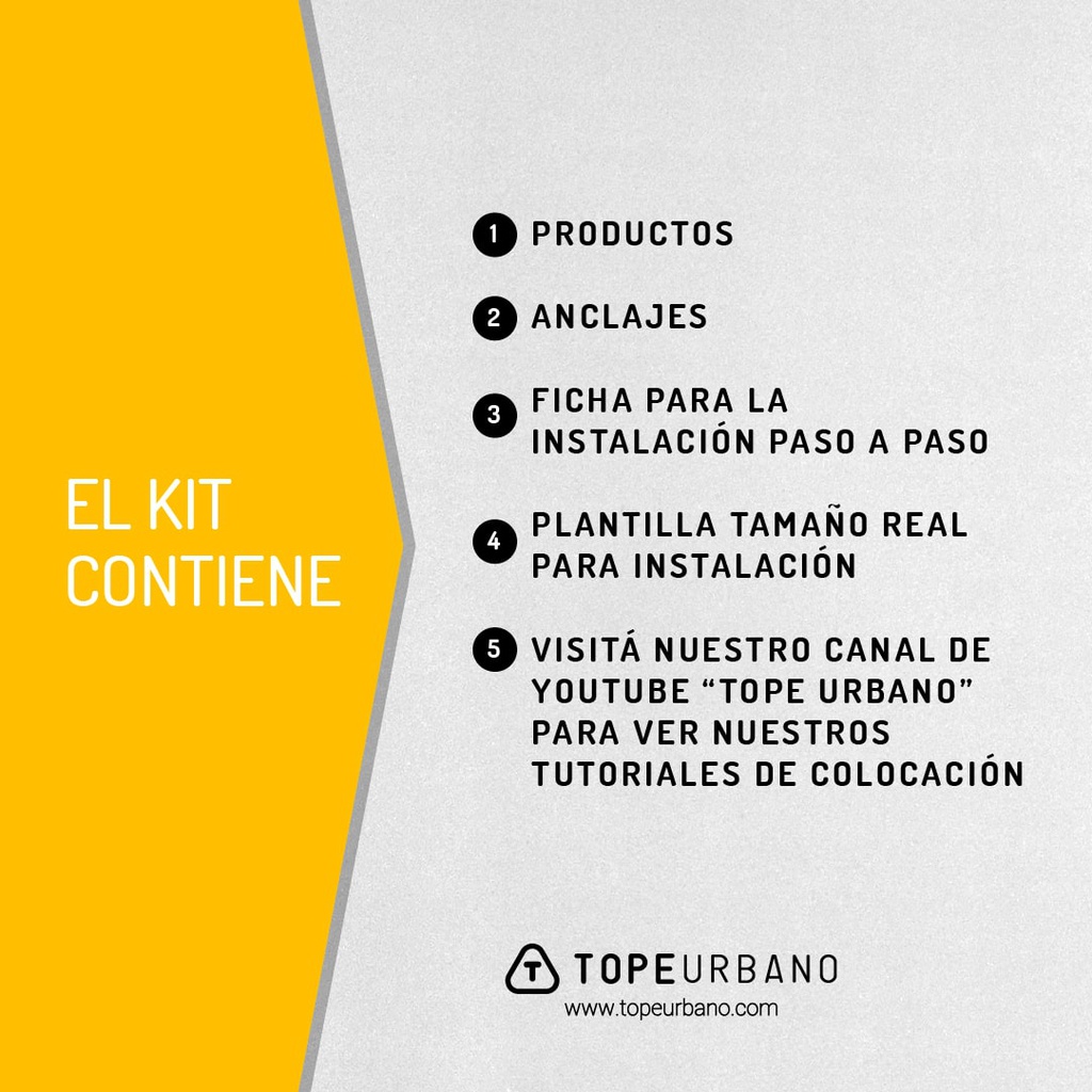 Kit Línea Divisoria Continua Premium - Punto