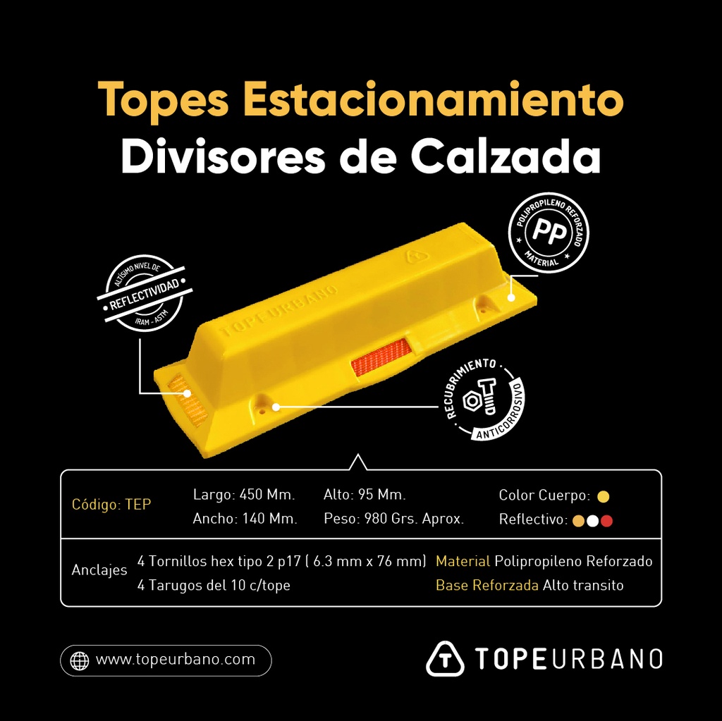 Tope de Estacionamiento - TEP