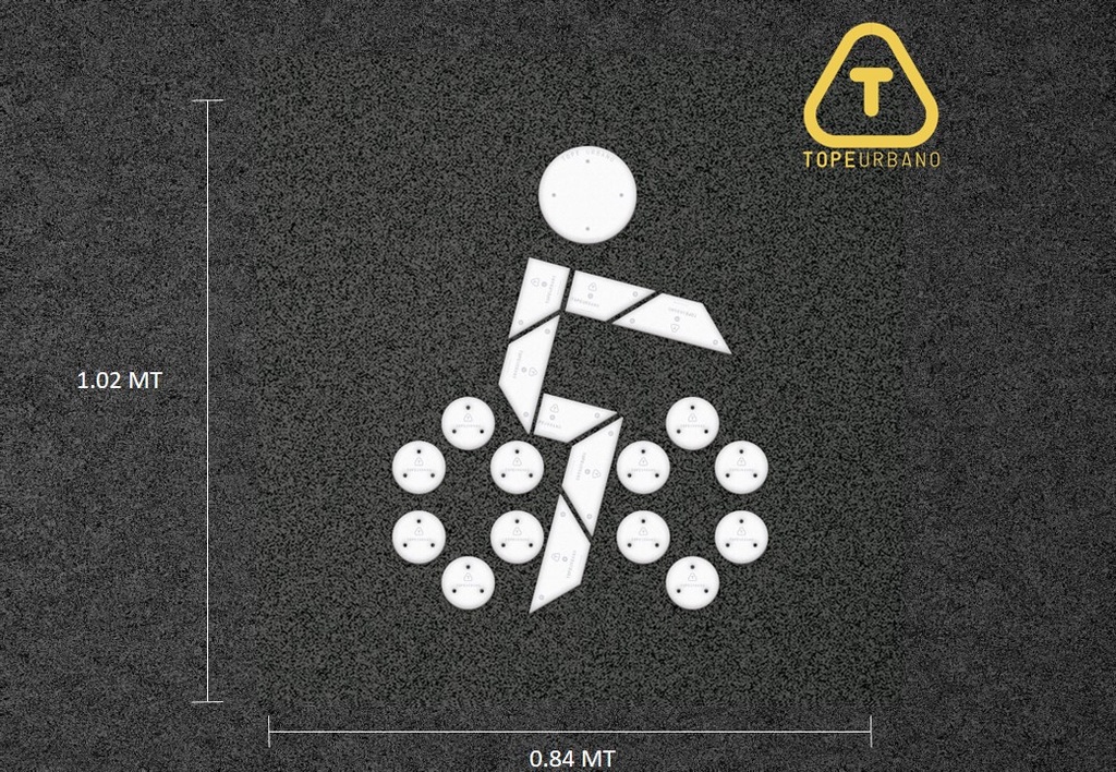 Kit Figura Bicicleta - Punto