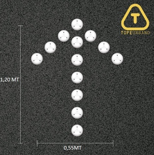 Kit Flecha Simple Recta - P120